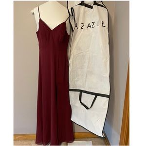 Azazie Cabernet Bridesmaid Dress